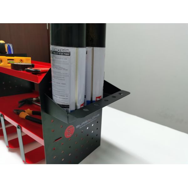 Custom Power Tool Organizer Heavy Duty Metal Drill Bit Holder Shelf Rack Wall Mount