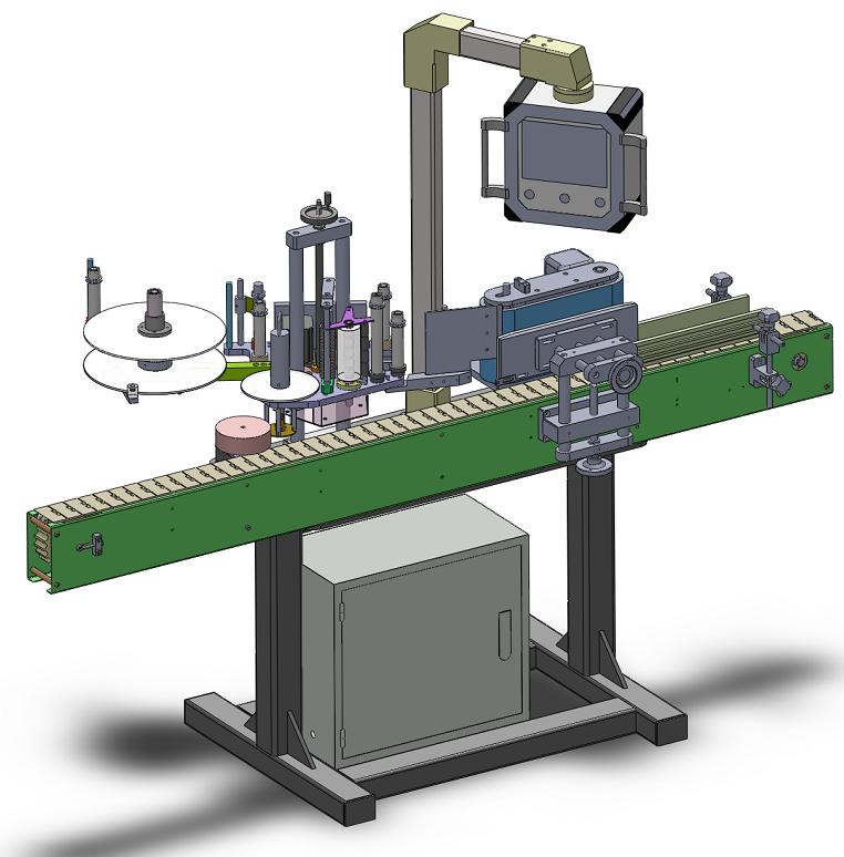 380v YM510 Sauce / Medicine Bottle Labeling Machine Full Automatic