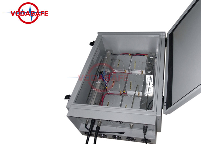 100W Each Band Powerful Cell Phone GPS Jammer , Phone Jamming Device Six