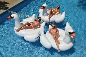 China inflatable swan inflatable pool swan inflatable swan swimming ring inflatable giant swan inflatable floating water swan on sale
