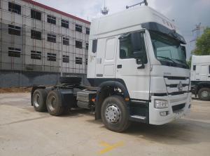 White Sinotruk Howo 6x4 Euro 2 Prime Mover Truck With 420 HP Tractor Head