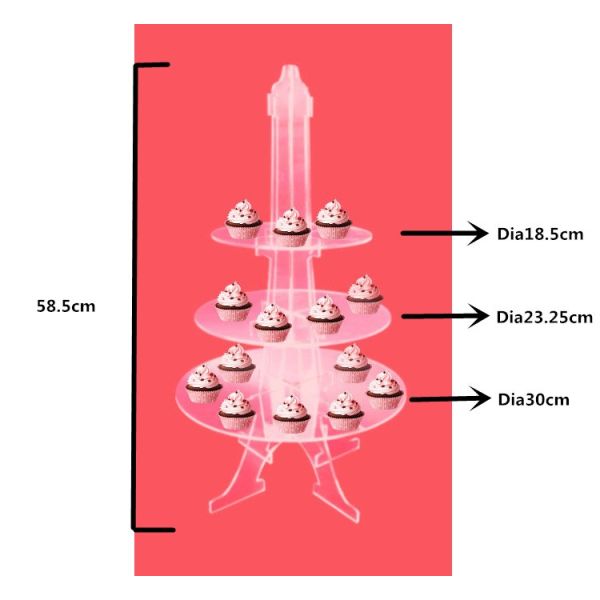 new style 10 tier macaron display tower stand