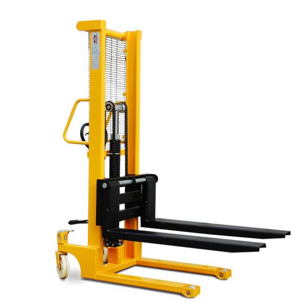 Quality 1.6m 2t LoadHand Pallet Stacker Manual Forklift For Factory for sale