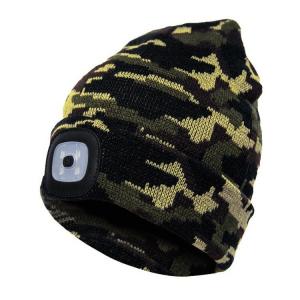 China Factory Price LED Lighted Beanie Cap Hip Hop Men Knit Hat Winter Warm Hunting Camping Running Hat Gifts For Woman Man wholesale