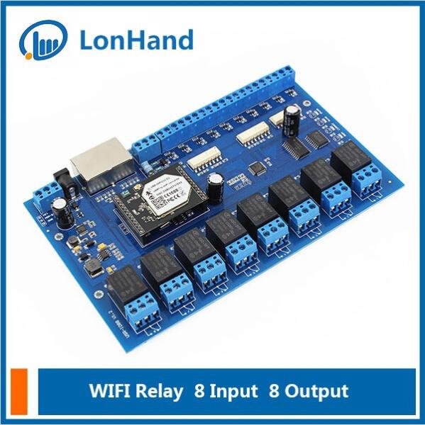 Quality [USR-IO88] Wifi Network Relay with 8 Inputs and 8 Outputs,Remote Control Switch for sale
