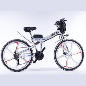 China Hard Wearing Foldable Electric Bike , 350w 48 Volt Ebike Brushless Motor on sale