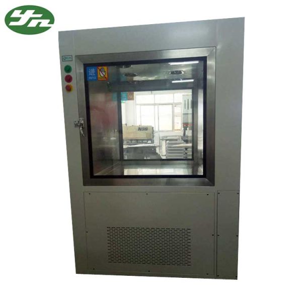 Air Shower Pass Box In Clean Room , Coating Steel Dynamic Passbox Long Lifespan