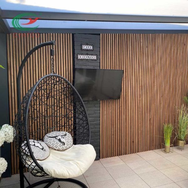 Moistureproof MDF Acoustic Wood Panels For Walls Sound Absorbing Flavorless