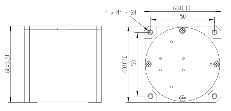 Customized Angular Velocity Sensor Fast Response 3 Axis Gyroscope Sensor High Precision JT3F60