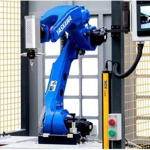 6 Axis Painting Robotic Arm Yaskawa MPX1950 With CNGBS Robot Clothes For