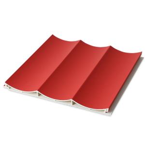 China 15mm Wood Plastic Composite Wall Cladding WPC Fluted Wave Panel on sale