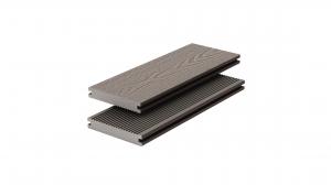 China No Crack Solid Composite Decking 135 X 23 Wood Plastic Composite Flooring Boards wholesale