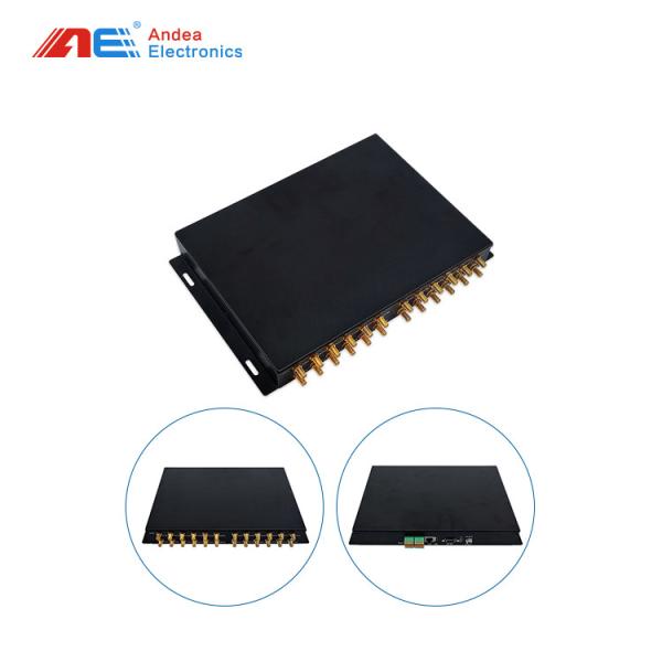 Quality ISO15693 HF Long Range RFID Reader 13.56MHz With 24 SMA RFID Ethernet Reader Library Book Inventory Management for sale