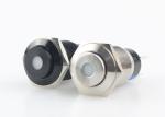16mm Dot Type Push Button Switch LED Illuminated , LED Latching Push Button