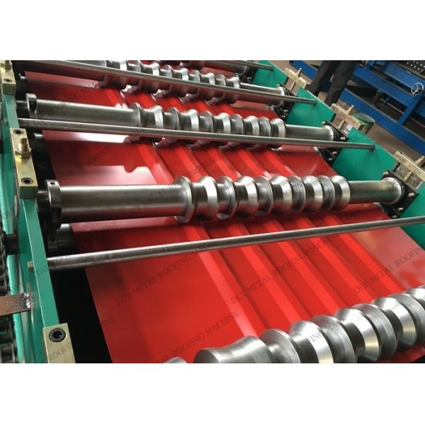 Automatic 80mm Trapezoidal Roll Forming Machine 380V Glazed Tile Making Machine