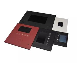 China Printed cover LCD video module display 7 inch TFT LCD video module components with AC adaptor power wholesale