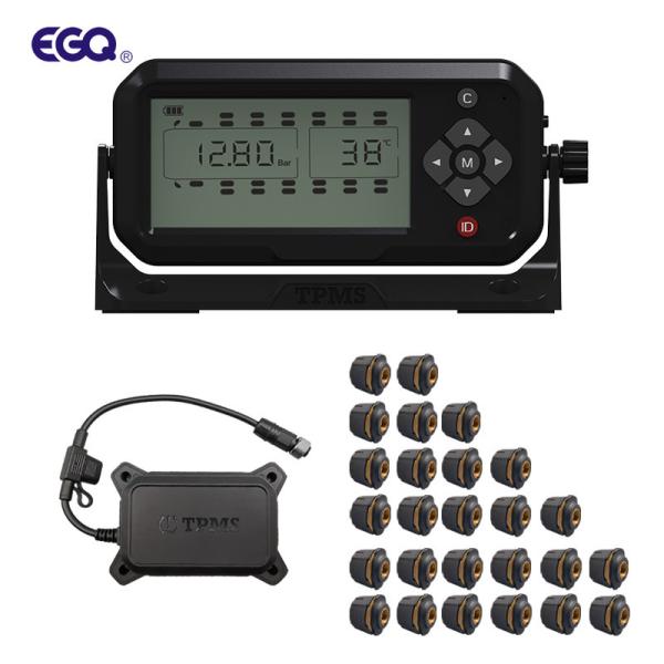 Quality 26 wheels external sensor + repeater + receiver tire pressure monitoring system for sale