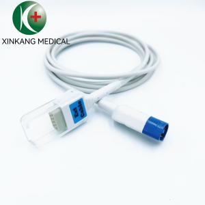 China TPU Medical Spo2 Sensor Extension Cable 8pin Compatible HP on sale