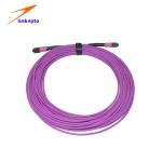 High Speed Ethernet 12 cores MPO MTP Patch Cord MM OM4 Duplex Multi Mode Fiber 5