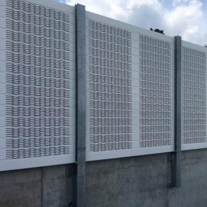 China Highway Perforated Metal Acoustic Panels Aluminum Fence Facade Panel wholesale