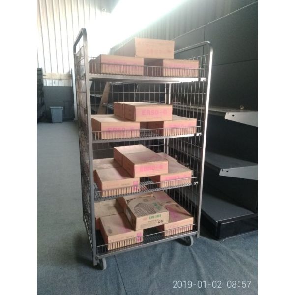 Stainless Steel Kitchen Dish Rack 458X379X1415mm Size 80KG Loading Capacity