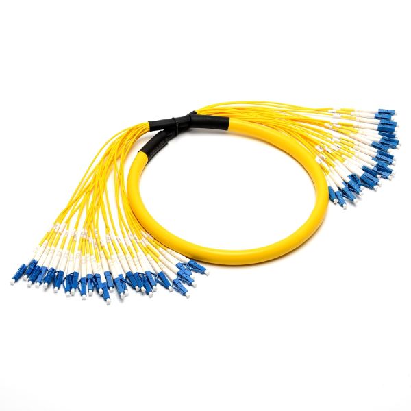 24 Core Fiber Optic Patch Cord , Single Mode Fiber Jumper SM Lc-Lc