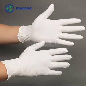 China White Superior Cleanroom Nitrile Gloves Class 100/ISO 5 wholesale