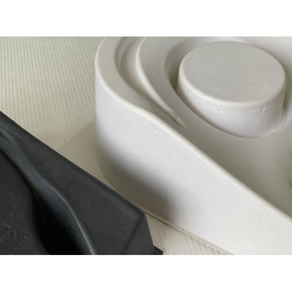 Bamboo Bagasse Clamshell Containers Eco Friendly Custom Boxes For Smart Headphone