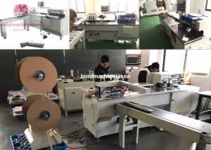 China Double loop wire binding machine with punching function PBW580 for calendar on sale