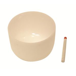 Direct Manufacturer White Chakra Tuned Quartz Singing Bowl with luminous sound