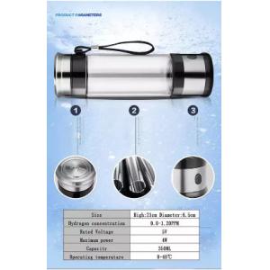 350ml portable 5vusb rechargeable water electrolytic ionizer high concentration