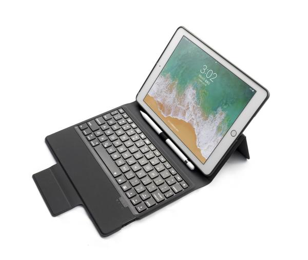iPad 9.7 2018 Keyboard Case With Pen Holder,Keyboard Cover for iPad 9.7 2018/2017,Pro 9.7,Air 2/Air