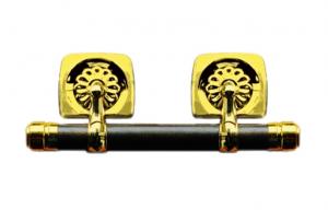 China Bronze color casket swing bar set SL004 with steel bar and zamak lugs wholesale