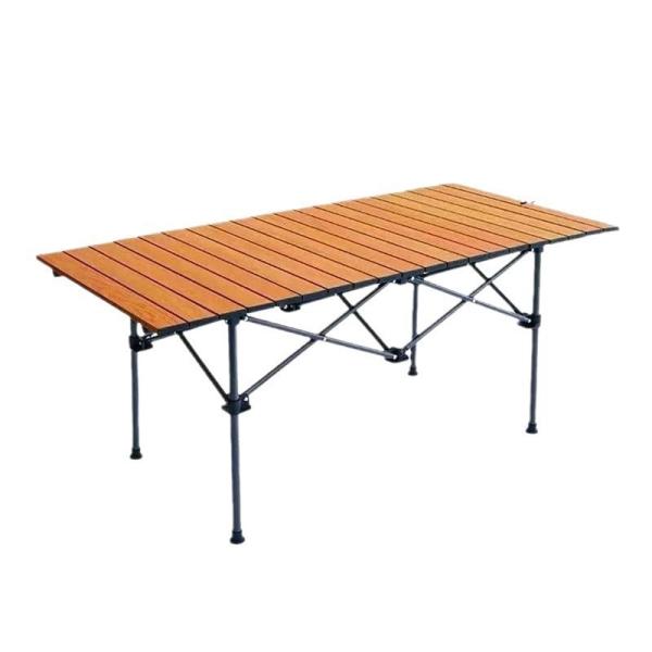 Quality Simple And Portable Folding Egg Roll Table Outdoor Rectangular Shape for sale