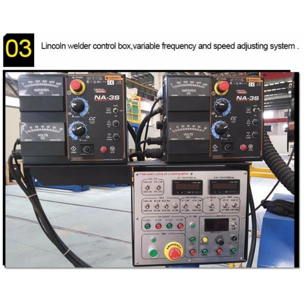 4kW Pump Station H Beam Welding Line / Automatic Welding Production Line