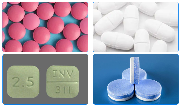 Rotary Tablet Press Machine with 25mm Max Filling Depth 18mm Max Pressing Diameter and 8mm Max Thickness of Tablet