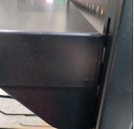 Sturdy Pegboard Display Stand Gondola Retail Shelving Wall Display Rust