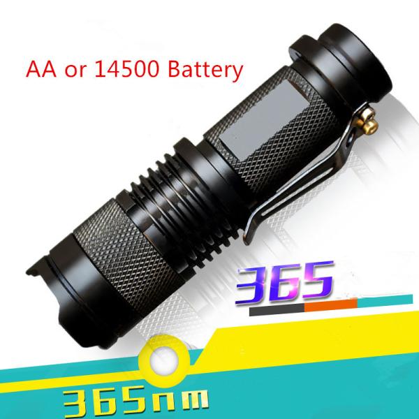 Quality Imported 365NM UV Lamp Blacklight LED Flashlight/Torch for Money Detecting/Jade/Jewel for sale