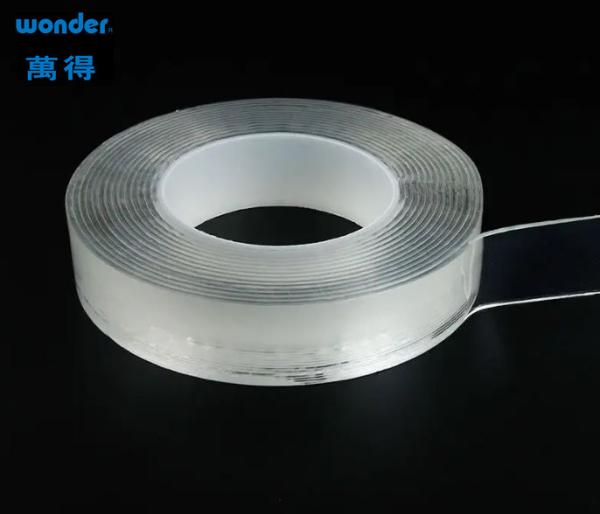 Quality Double Sided Clear  Nano Tape Roll Traceless Removable Recyclable for sale
