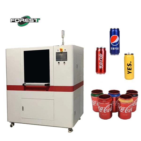 Quality 2400DPI MAX Cylinder Inkjet Printer For Conical Object UV Varnish Printing Machine for sale