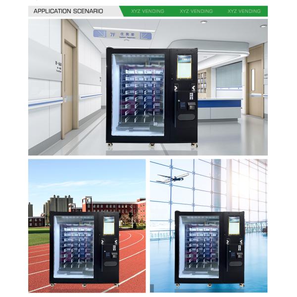 XYZ Factory Pre Meal Pasta Rice Frozen Heated Double Microwave Ovens Fast Hot Food Custom Vending Machines for Sale