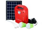 Mini Portable Solar Power System Kit With Torch USB Output Compact Design