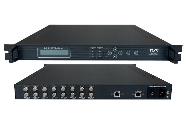 Quality 8×DVB-S/S2 to 8×SPTS IP Gateway(Satellite RF to IP Receiver) for sale