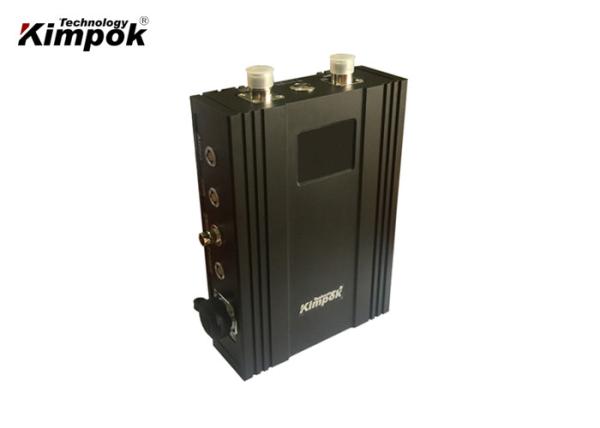 Quality Live Broadcasting COFDM HD Video Transmitter 1080P Long Range Wireless Transmitter 1-8W Adjustable for sale
