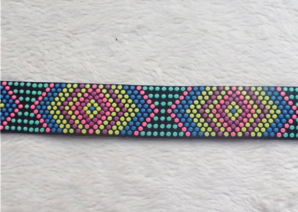 Customized Silicone Dots Jacquard Elastic Band Colorful Printed OEKO SGS BV