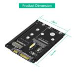 2 In 1 Combine M.2 NGFF Key B & MSATA SSD To SATA3 Adapter Seamless Integration