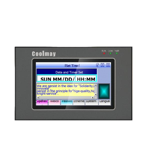 Quality Coolmay 5" TFT EX3G PLC HMI All In One Industrial Automation PLC Touch Panel for sale
