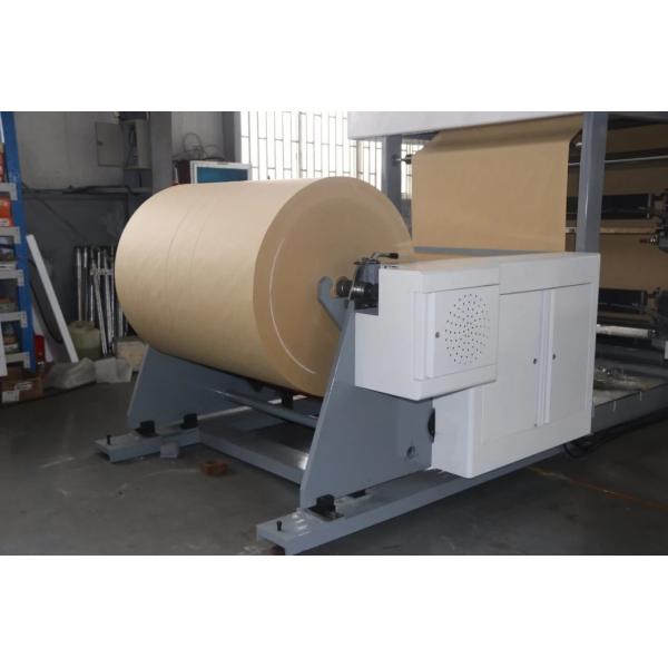 4 Color Square Bottom Paper Bag Machine 50HZ , Cement Paper Bag Making Machine