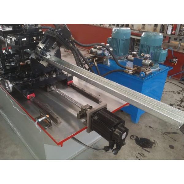 3500mm Length Stud Manufacturing Machine UC CW Profiles Mitsubishi PLC System