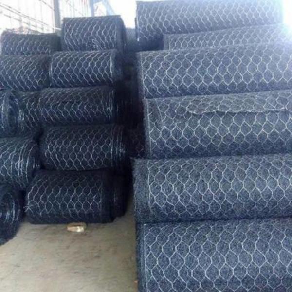 80x100 Black Color Reinforced Mike Mat Three Dimensional Mesh